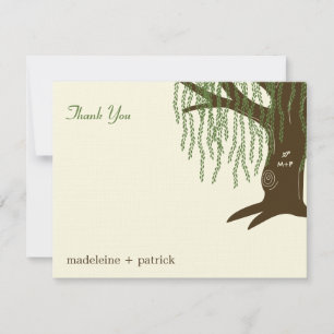 Willow Tree Wedding Danke-Card Mitteilungskarte