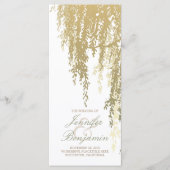 Willow Tree Wedding Programs Programm (Vorderseite)