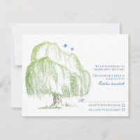 Willow Tree Wedding Response Card