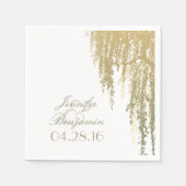Willow Tree Wedding Serviette (Vorderseite)