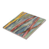 Willow Trees Creekside Herbst Wasserfarbe Fliese (Seite)