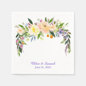 Willow und Blume Personalisiert Wedding Serviette (Vorderseite)