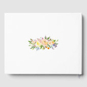 Willow und Floral Wedding Gästebuch (Rückseite)