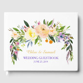 Willow und Floral Wedding Gästebuch (Vorderseite)