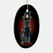 "Willow" Viktorianisch Steampunk Circus Fee Orname Keramikornament (Rechts)