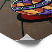 "Willow" Viktorianisches Steampunk Circus Fee Post Poster (Ecke)