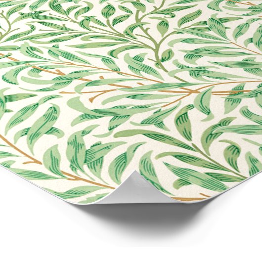 Willow Willow, berühmtes Gemälde von William Morri Poster (Ecke)