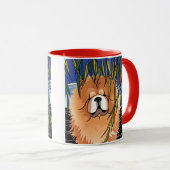 WILLOW WIND - Chow 11 oz Tasse (VorderseiteRechts)