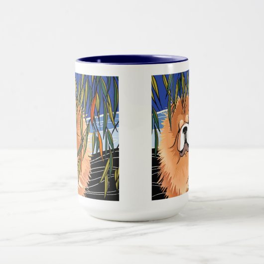 WILLOW WIND - Chow 15 oz Tasse (Zentrum)