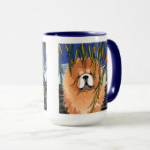 WILLOW WIND - Chow 15 oz Tasse (VorderseiteRechts)