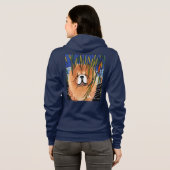 WILLOW WIND - Chow blue Reißverschluss Sweatshirt (Schwarz voll)