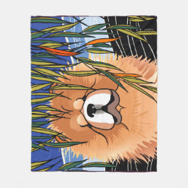 WILLOW WIND - Chow Fleece Blanket