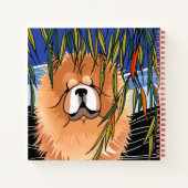 WILLOW WIND - Chow-Spiralnotebook - hart oder weic Notizblock (Rückseite)