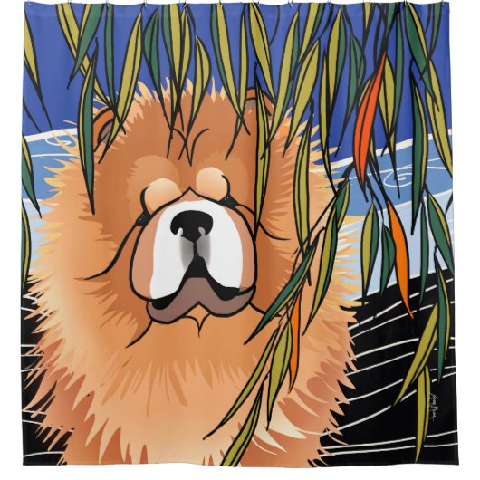 WILLOW WIND - Duschvorhang (Vorderseite)