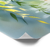Willow, Windchimes und See Poster (Ecke)