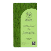 Willowbark Tea Labels (Vorne)