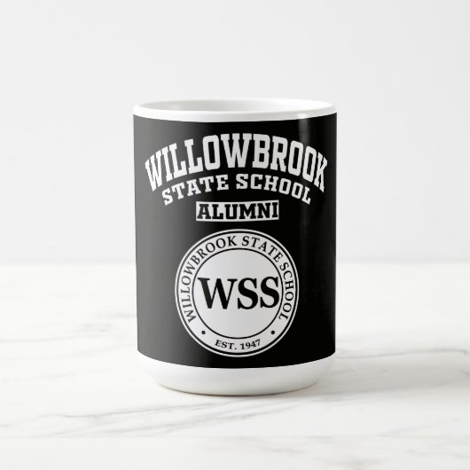 Willowbrook State School NY Erinnerungsbecher Kaffeetasse (Mittel)