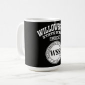 Willowbrook State School NY Erinnerungsbecher Kaffeetasse (Vorderseite Links)
