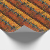 Willows at Sunset by Vincent van Gogh Geschenkpapier (Ecke)