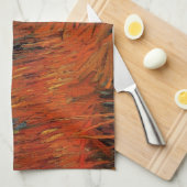 Willows at Sunset by Vincent van Gogh Geschirrtuch (Viertel Falte)