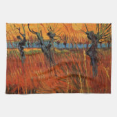 Willows at Sunset by Vincent van Gogh Geschirrtuch (Horizontal)