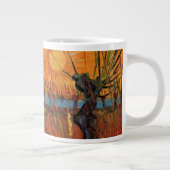 Willows at Sunset by Vincent van Gogh Jumbo-Tasse (Rechts)