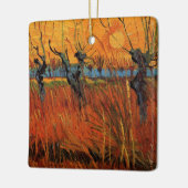 Willows at Sunset by Vincent van Gogh Keramikornament (Links)