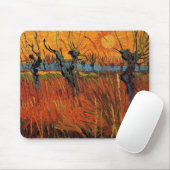 Willows at Sunset by Vincent van Gogh Mousepad (Mit Mouse)