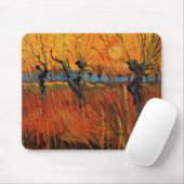 Willows at Sunset by Vincent van Gogh Mousepad (Mit Mouse)