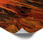 Willows at Sunset by Vincent van Gogh Poster (Ecke)