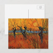 Willows at Sunset by Vincent van Gogh Postkarte (Vorne/Hinten)