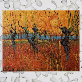 Willows at Sunset by Vincent van Gogh Puzzle