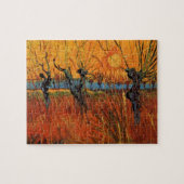 Willows at Sunset by Vincent van Gogh Puzzle (Horizontal)