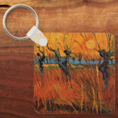 Willows at Sunset by Vincent van Gogh Schlüsselanhänger (Vorderseite)