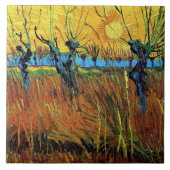 Willows at Sunset (F572) Van Gogh Fine Art Fliese (Vorderseite)