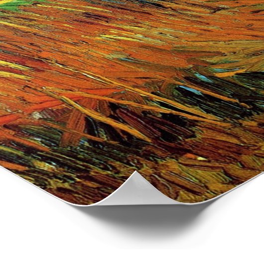 Willows at Sunset (F572) Van Gogh Fine Art Poster (Ecke)