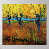 Willows at Sunset (F572) Van Gogh Fine Art Poster (Vorne)