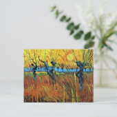 Willows at Sunset (F572) Van Gogh Fine Art Postkarte (Stehend Vorderseite)