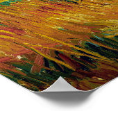 Willows bei Sunset | Van Gogh | Poster (Ecke)