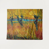 Willows bei Sunset | Van Gogh | Wandteppich (Vorderseite (Horizontal))