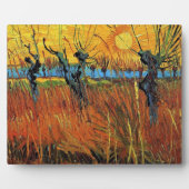 Willows bei Sunset, Vincent van Gogh Fotoplatte (Vorderseite)