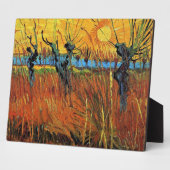 Willows bei Sunset, Vincent van Gogh Fotoplatte (Seite)