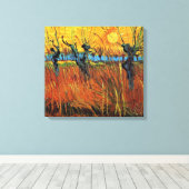 Willows bei Sunset, Vincent van Gogh Leinwanddruck (Insitu (Holzboden))