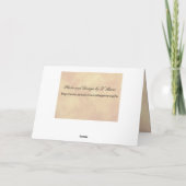 Willow's Herbst Grußkatze / Kitten Card Feiertagskarte (Rückseite)