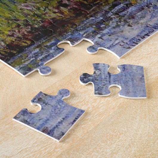 Willows im Springtime Monet Inn Puzzle (Seite)