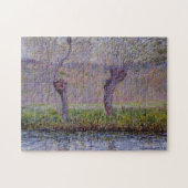 Willows im Springtime Monet Inn Puzzle (Horizontal)
