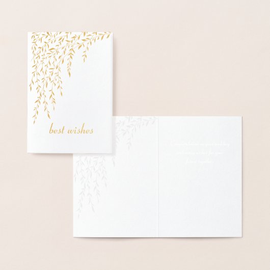 Willows Mini Wedding Card Folienkarte (Anzeige)