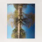 Willows Reeds and Pond im Frühling Puzzle (Vertikal)