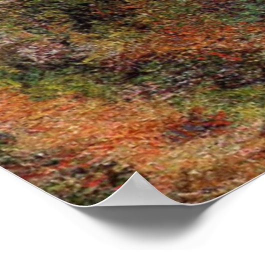 Willows von Paul Gauguin Poster (Ecke)