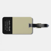 Willow's Wedding 2012 Gepäckanhänger (Rückseite horizontal)